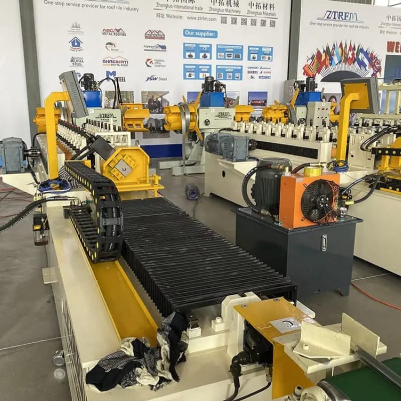 高速全自動隔墻龍骨設備生產(chǎn)線