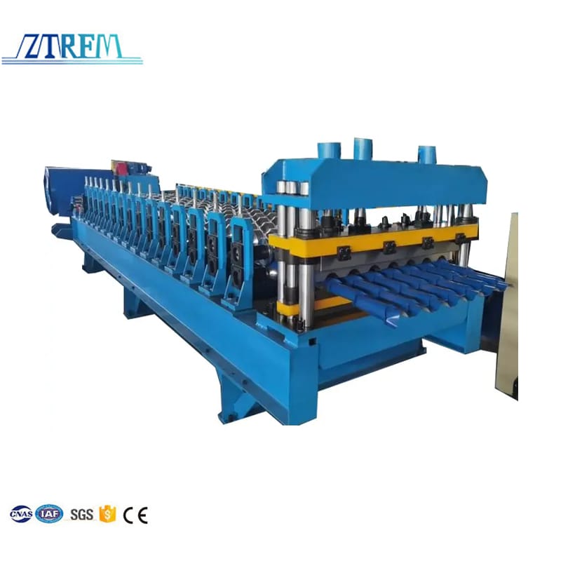 仿古琉璃瓦壓瓦機設備