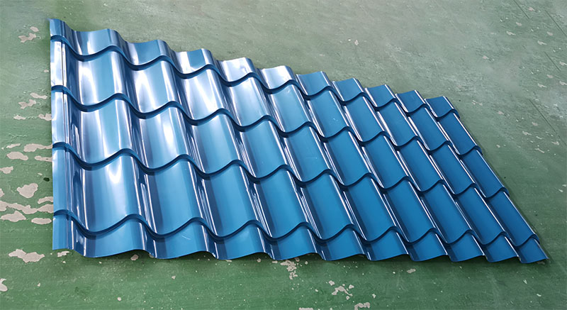 金屬琉璃屋面瓦成型設備