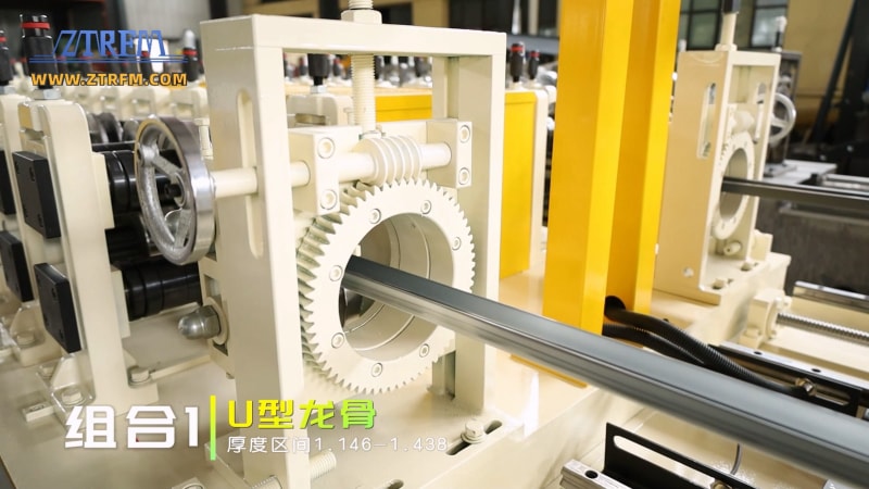 中拓機械-高速雙機組龍骨機 人工智能助力 節省用工成本新選擇