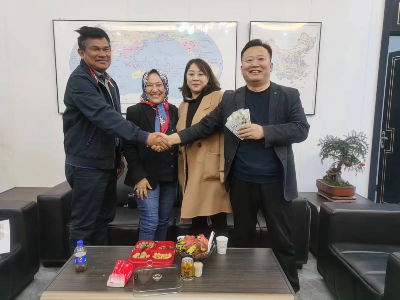 中拓機械出口印度尼西亞的橫剪線設備