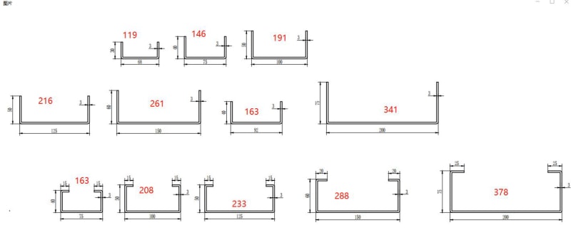 巴西客戶全自動PLC觸摸屏尺寸可調(diào)節(jié)CZ型鋼設備