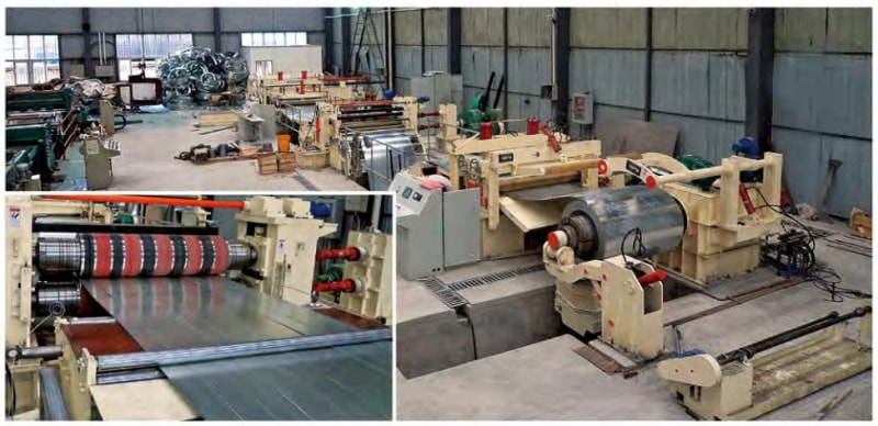 適用于 0.4 毫米至 5.0 毫米厚度的高速高精度金屬縱剪切生產線